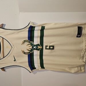 NBA Milwaukee Bucks Nike Swingman Drew Bledsoe #6 Jersey Sz. L